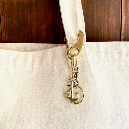 ANCHOR KEY CHAIN BRASS