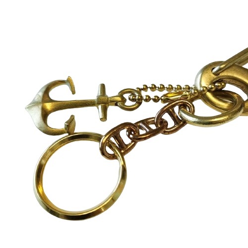 ANCHOR KEY CHAIN BRASS