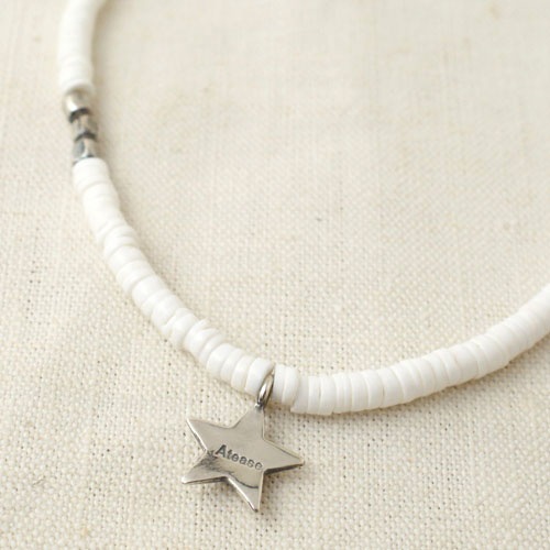 NEW MILITARY STAR ANKLET LIMITED WHITE