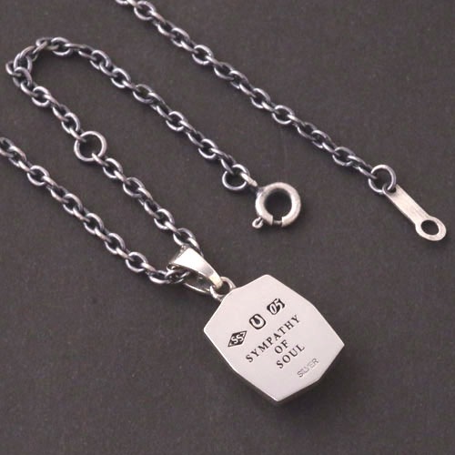 Square Turquoise Pendant - Silver + ������ݥ����ե�������CL060���֤�45-50���