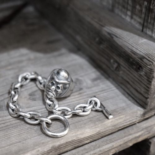 HEAVY AZUKI CHAIN BRACELET L