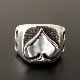 SPADE SKULL RING