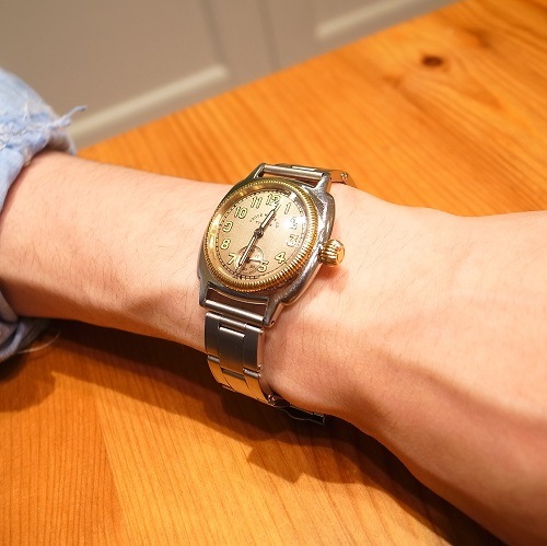 VAGUE WATCH COUSSIN EARLY STAINLESS BELT