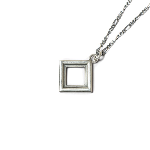 BLANK FRAME NECKLACE SILVER925