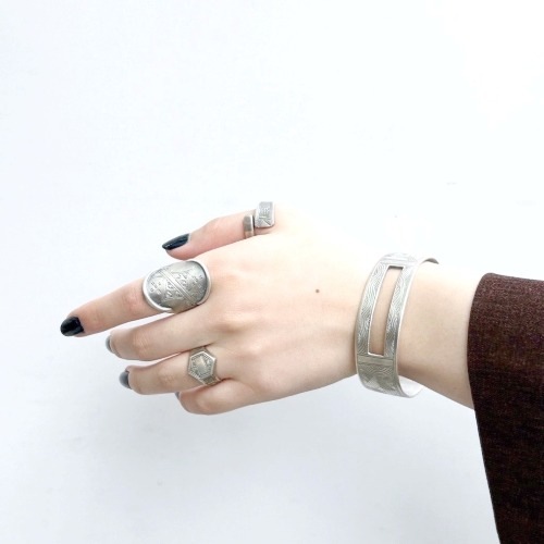 TUAREG SILVER RING CUFF