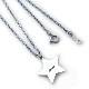 LIMITED EXTRA LARGE TATAKI STAR&SMALL STONE NECKLACE