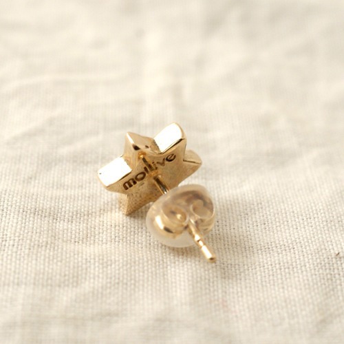 TINY 10K DAVID-STAR PIERCE