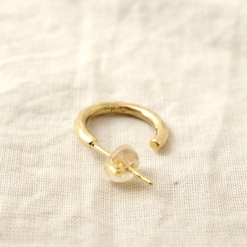 18K GOLD SIMPLE PIERCE / L