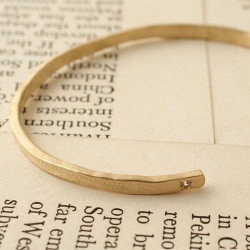 CUT COIN BRACELET / G