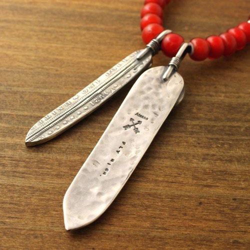 FEATHER COIN CHOKER SET