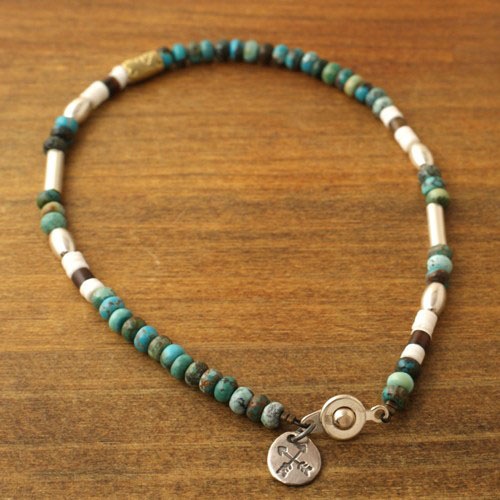SILVER & TURQUOISE BZ ANKLET