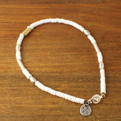 SILVER & SHELL BZ ANKLET