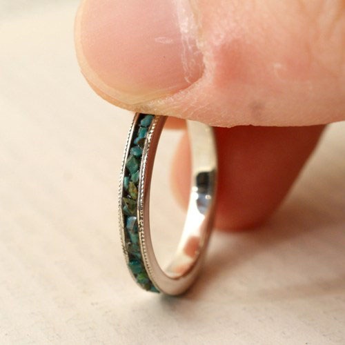 GARDEN OF EDEN Turquoise Scroll Ring