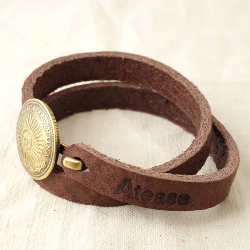 INTI SUN LEATHER BRACELET DB