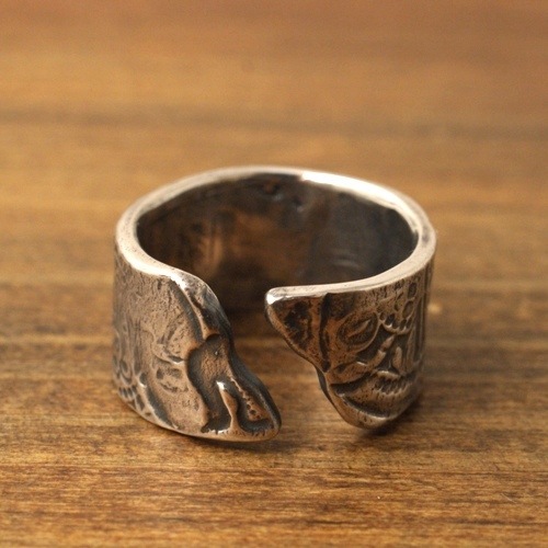COIN STAMP RING/L