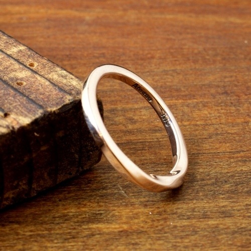 K10 GOLD TWIST RING / S