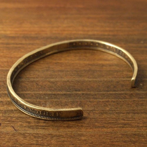 MORGAN COIN BRASS BRACELET