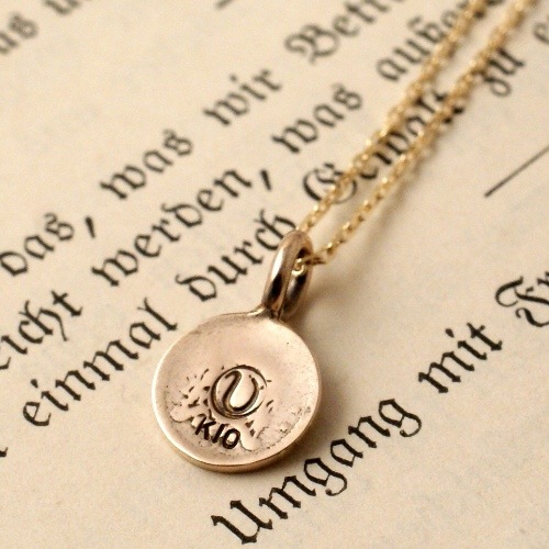 COIN-TAG NECKLACE / GOLD