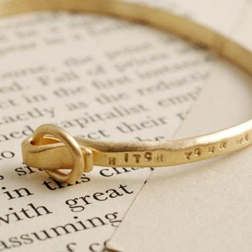 RIBON MESSAGE BRACELET