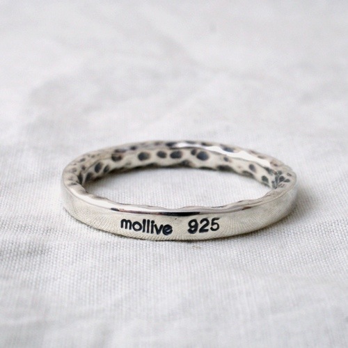 DIA FLAT SILVER SLENDER RING����ƣ�򤵤�����