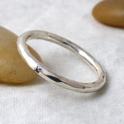 SIMPLE SILVER DIA RING����ƣ�򤵤����ѥ�ǥ�