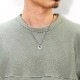 Collaboration Large Horseshoe Carving Necklace