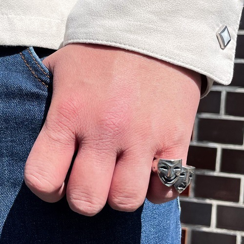 HEAVY MUSK RING TWO FACE