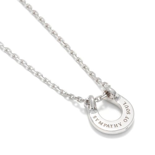 2020 Christmas Ridge Horseshoe Necklace - Silver w/CZ