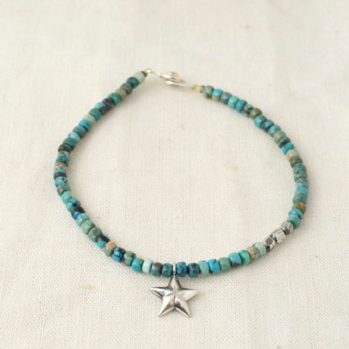 NEW MILITARY STAR TURQUOISE BRACELET