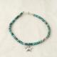 NEW MILITARY STAR TURQUOISE BRACELET