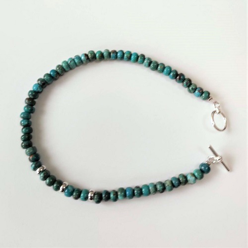 �ǲ��LOVE SONG�˥��Ρ��ޥ���湯�󤵤����ѥ�ǥ� MINI TURQUOISE BEADS BRACELET2