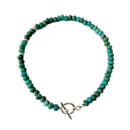 �ǲ��LOVE SONG�˥��Ρ��ޥ���湯�󤵤����ѥ�ǥ� MINI TURQUOISE BEADS BRACELET2