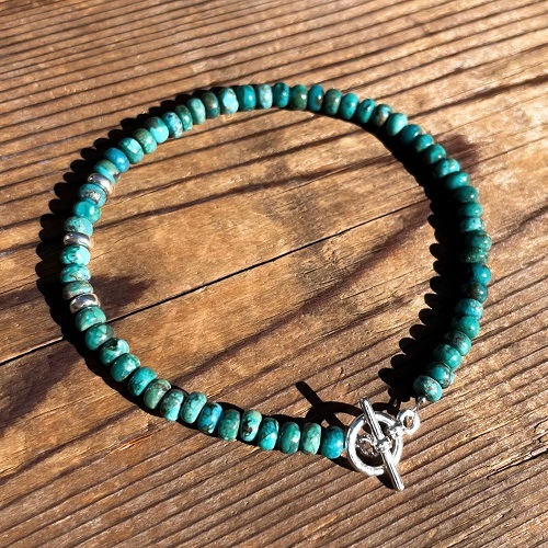�ǲ��LOVE SONG�˥��Ρ��ޥ���湯�󤵤����ѥ�ǥ� MINI TURQUOISE BEADS BRACELET2