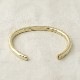 MARU TATAKI SIMPLE BRACELET BRASS