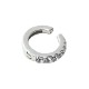 white topaz pave ear cuffSV925