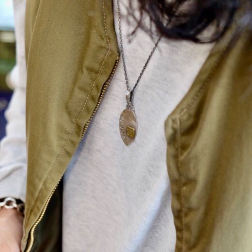 VANTIQUEMESSAGE SPOON NECKLACE