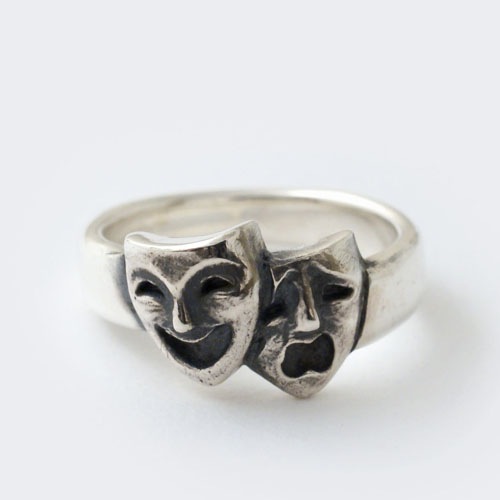 MUSK RING TWO FACE SMALL