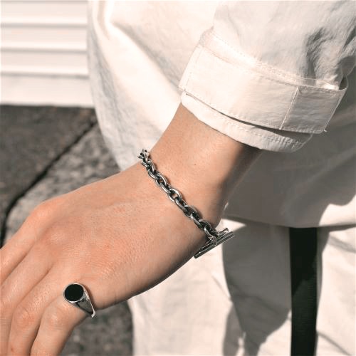 HEAVY AZUKI CHAIN BRACELET