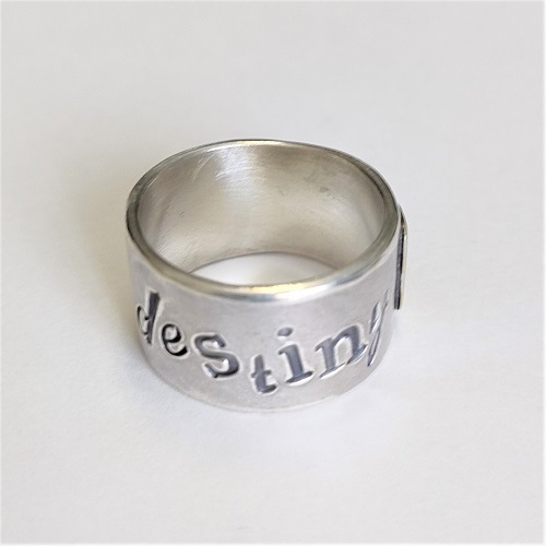 VANTIQUE��MESSAGE RING / destiny