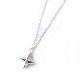 SILVER STAR CROSS NECKLACE 2