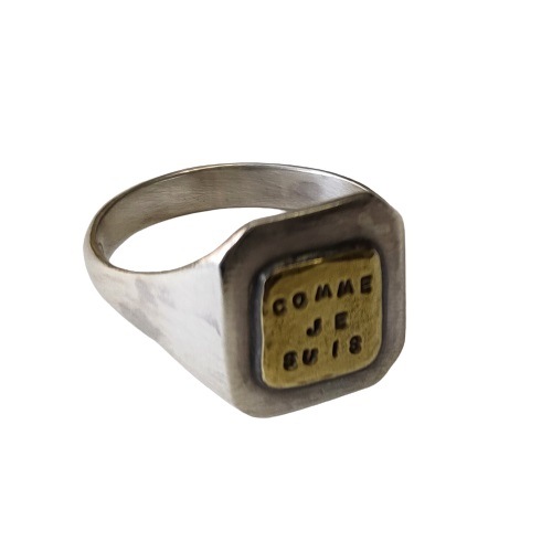 VANTIQUE��MESSAGE RING / signet