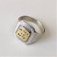 VANTIQUE��MESSAGE RING / signet