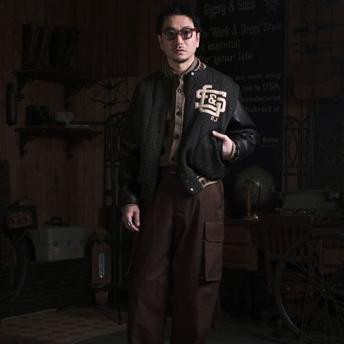 GYPSY&SONS VMC TWO-TONE B/CLOTH SPORTS JK