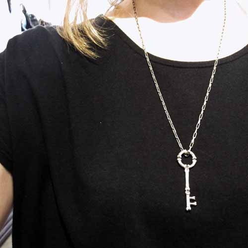 BONE KEY-silver