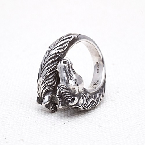 TWOFACE HORSE RING