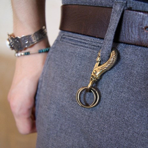 HORSE KEY HOOK M/Brass
