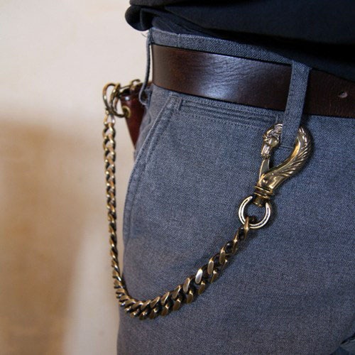 HORSE WALLET CHAIN HORSE��HOOK/Brass