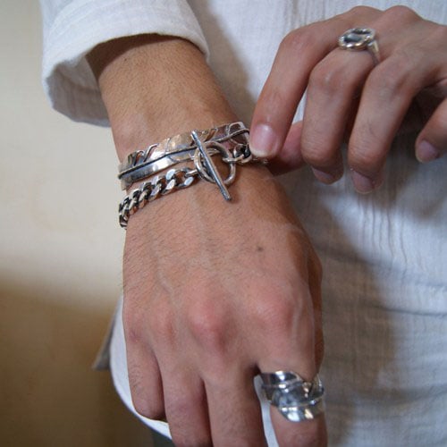 ���Ρ��ޥ���湯�󤵤����ѥ�ǥ롡LARGE CHAIN�� BRACELET