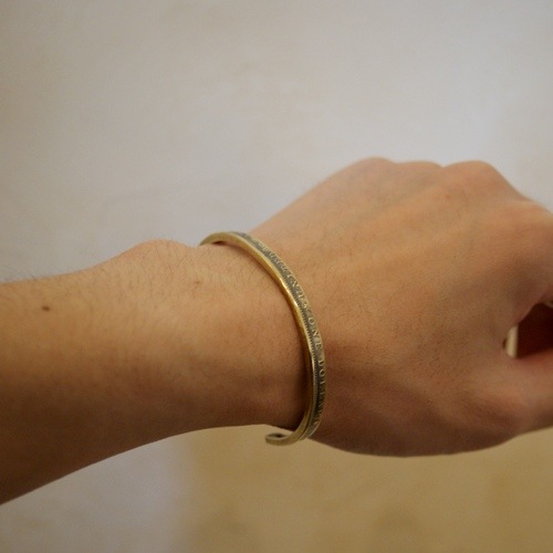 MORGAN COIN BRASS BRACELET