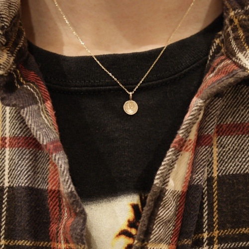 COIN-TAG NECKLACE / GOLD